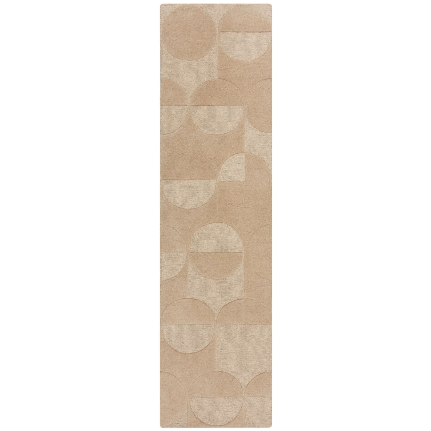 Tapis de couloir en laine Gigi Beige 60x230cm