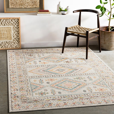 Tapis Scandinave Bohème Multicolore/Rose Jaipur