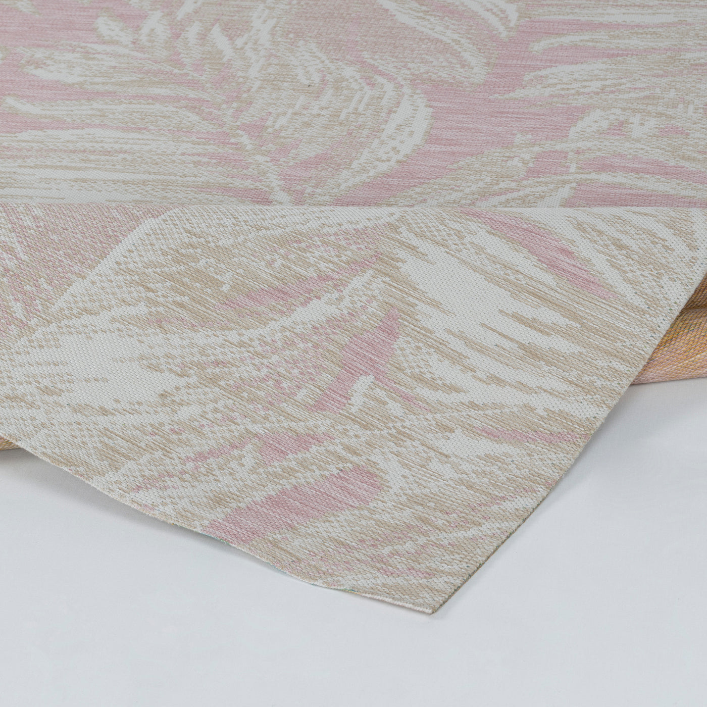 Tapis d'Extérieur/Intérieur Bohème Beige/Mauve