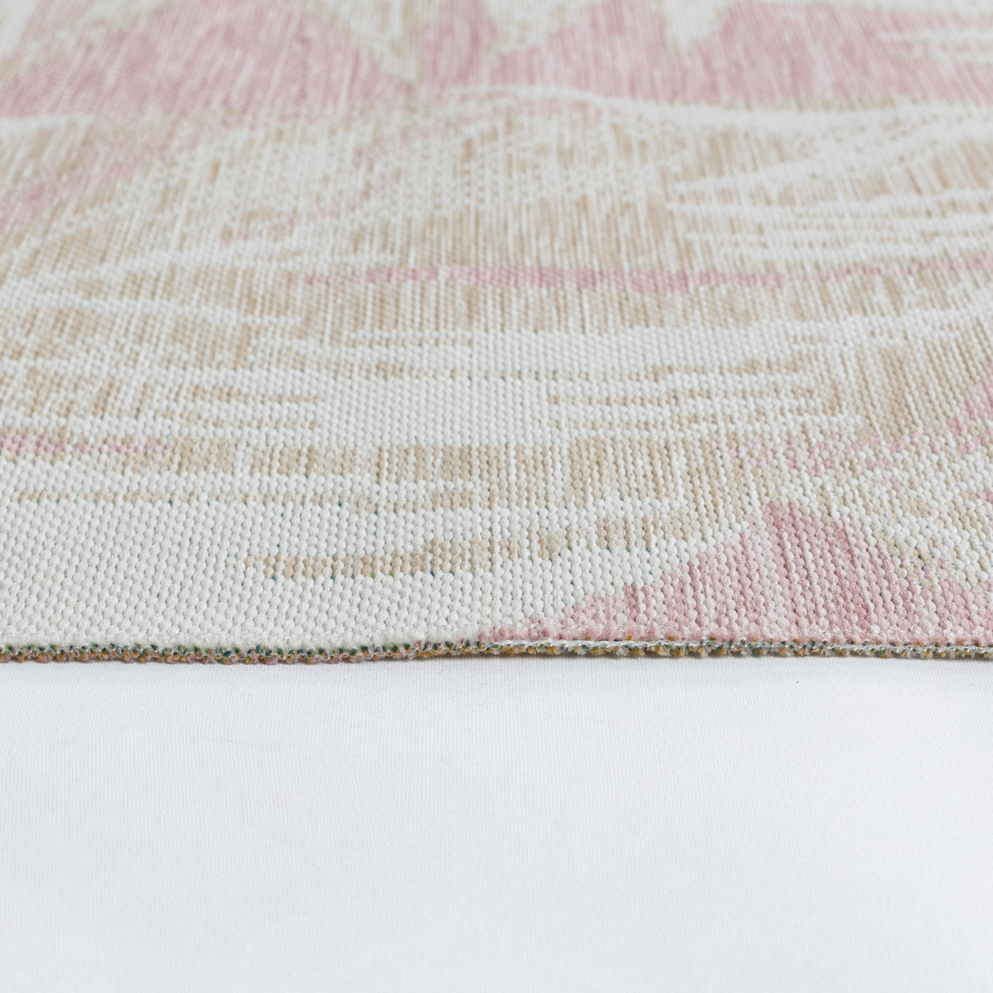 Tapis d'Extérieur/Intérieur Bohème Beige/Mauve