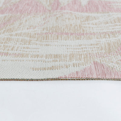 Tapis d'Extérieur/Intérieur Bohème Beige/Mauve