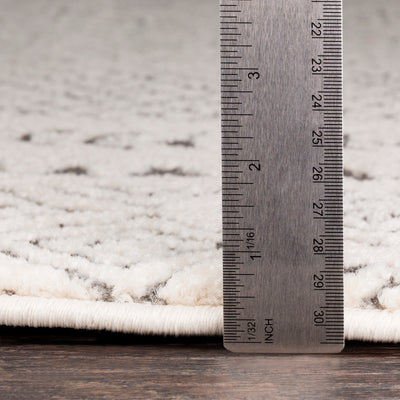 Tapis Scandinave Bohème Gris/Beige Monaco