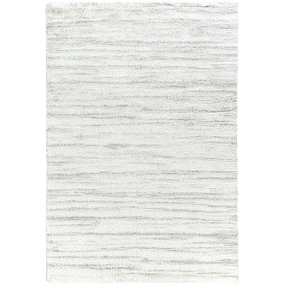 Tapis Shaggy Moderne Blanc/Gris Gouda