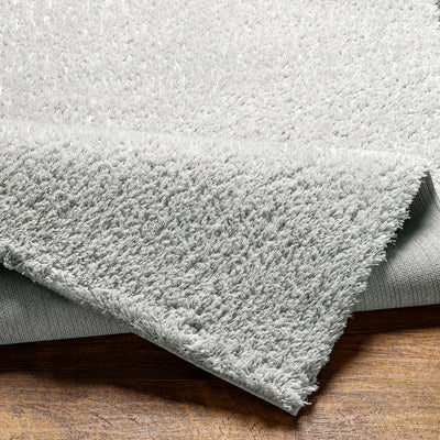 Tapis Shaggy Moderne Blanc/Gris Gouda