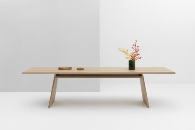 Grande table à manger Design Cruso 300cm en chêne massif