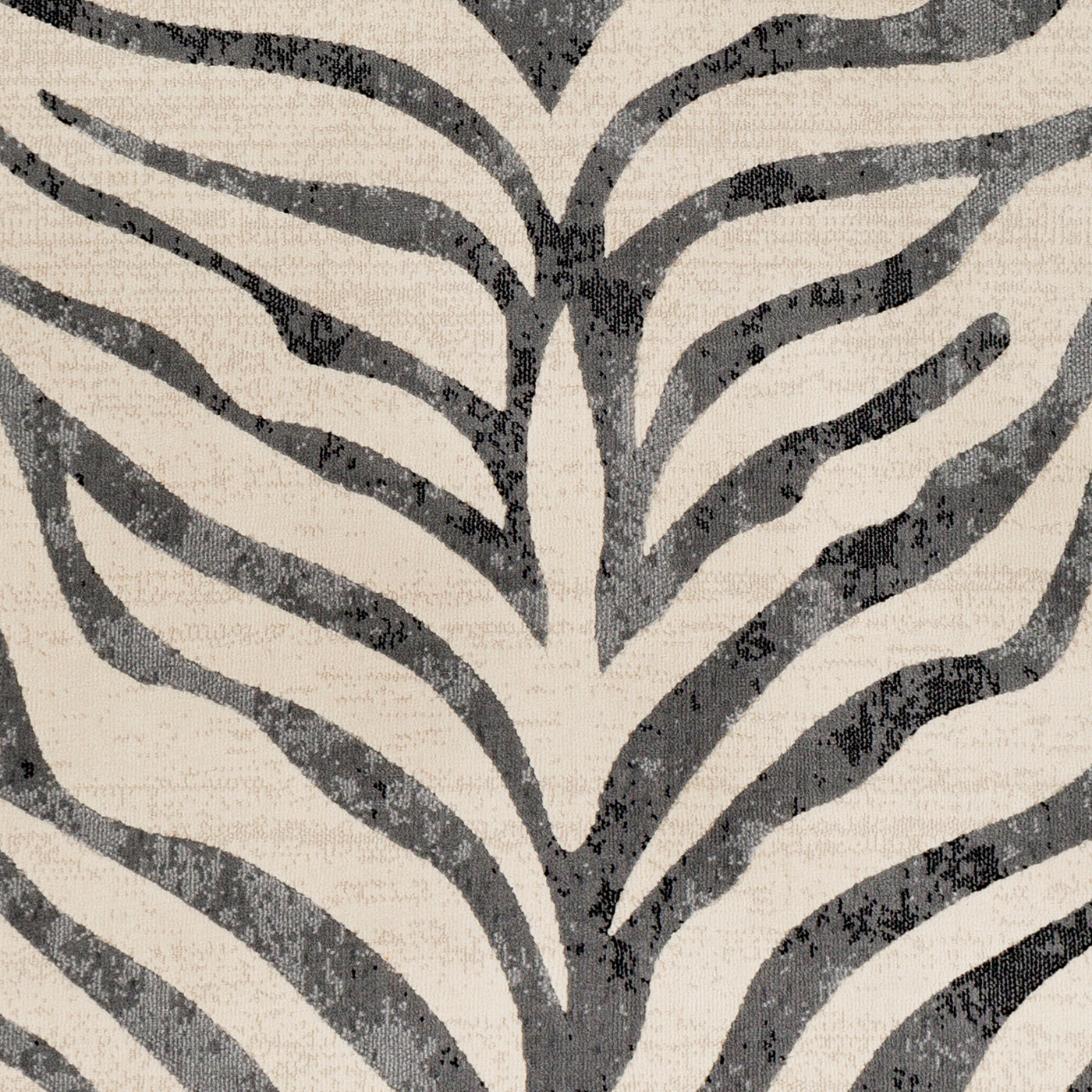 Tapis Zébré Bohème Gris Foncé/Beige Luanda