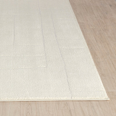 Tapis Scandinave Moderne Ivoire Bari