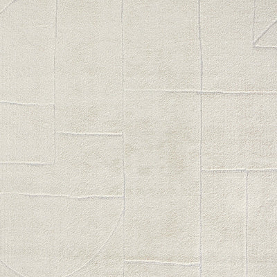 Tapis Scandinave Moderne Ivoire Bari
