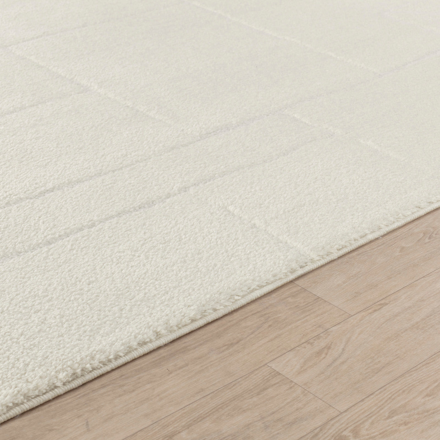 Tapis Scandinave Moderne Ivoire Bari