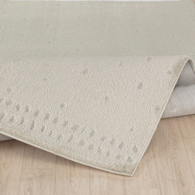 Tapis Scandinave à Pois Ivoire Busan