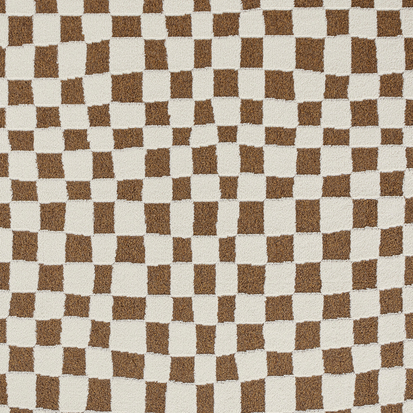 Tapis Scandinave à Carreaux Terracotta Gijon