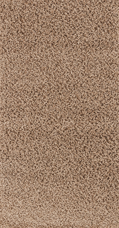 Tapis Shaggy Moderne Beige Foncé Boracay