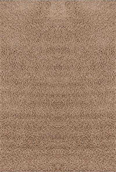 Tapis Shaggy Moderne Beige Foncé Boracay