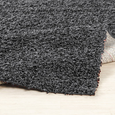 Tapis Shaggy Moderne Gris Foncé Boracay