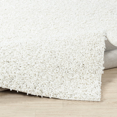 Tapis Shaggy Moderne Blanc Boracay