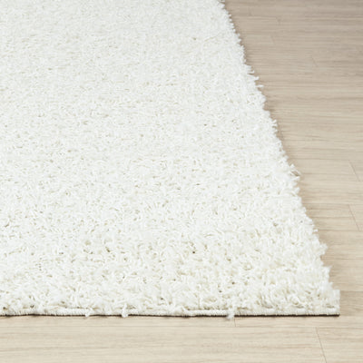 Tapis Shaggy Moderne Blanc Boracay