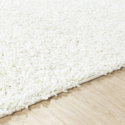 Tapis Shaggy Moderne Blanc Boracay