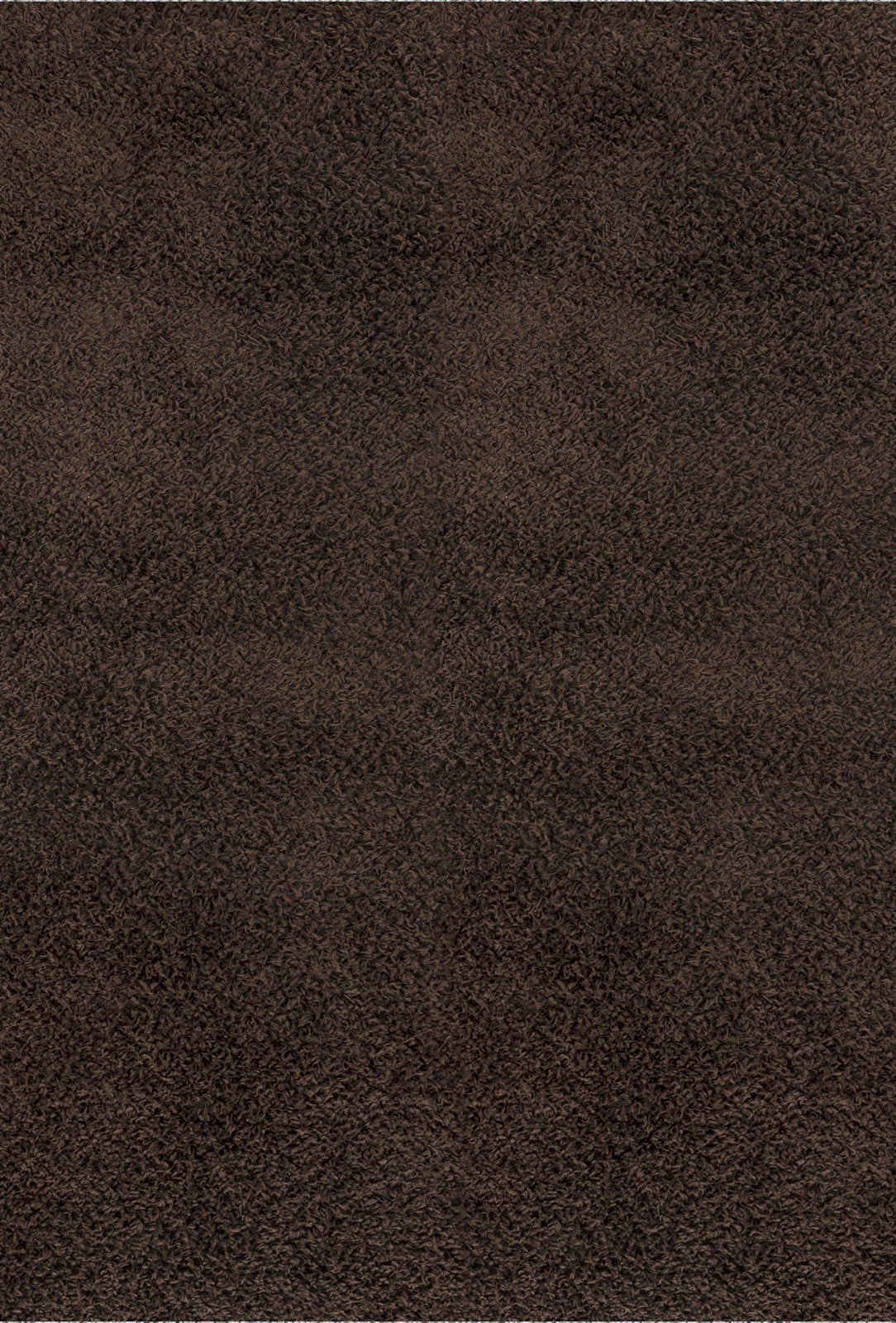 Tapis Shaggy Moderne Marron Foncé Boracay