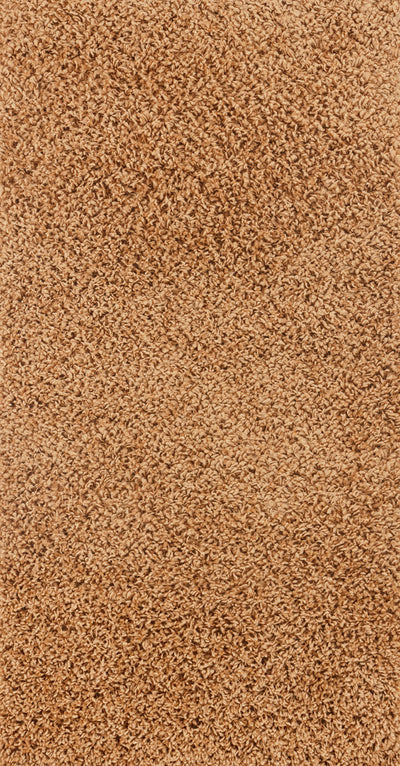 Tapis Shaggy Moderne Terracotta Boracay