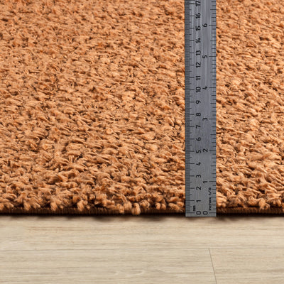 Tapis Shaggy Moderne Terracotta Boracay