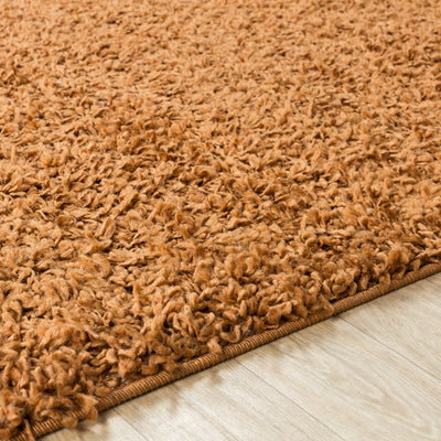 Tapis Shaggy Moderne Terracotta Boracay