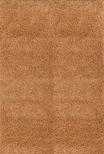 Tapis Shaggy Moderne Terracotta Boracay