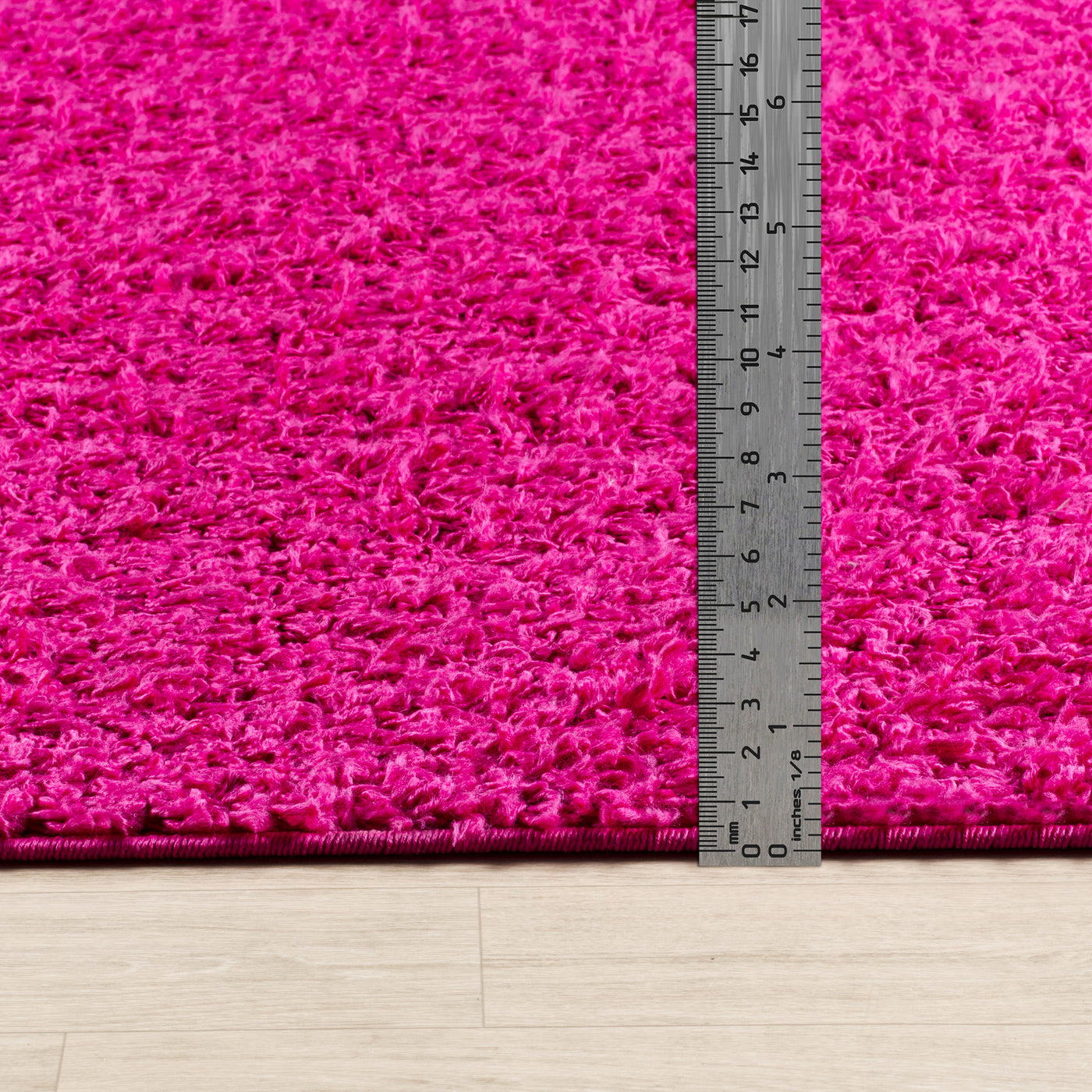 Tapis Shaggy Moderne Fuschia Boracay