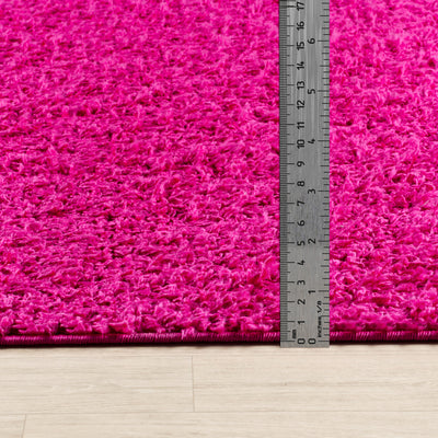 Tapis Shaggy Moderne Fuschia Boracay