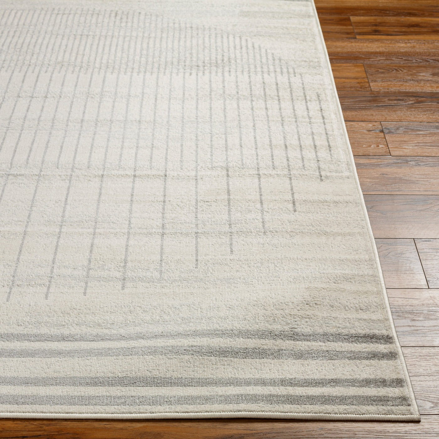 Tapis Scandinave Moderne Ivoire/Gris Santiago