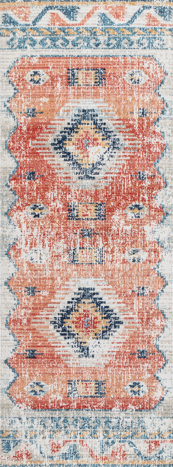 Tapis d'Extérieur/Intérieur Rouge/Bleu Bago