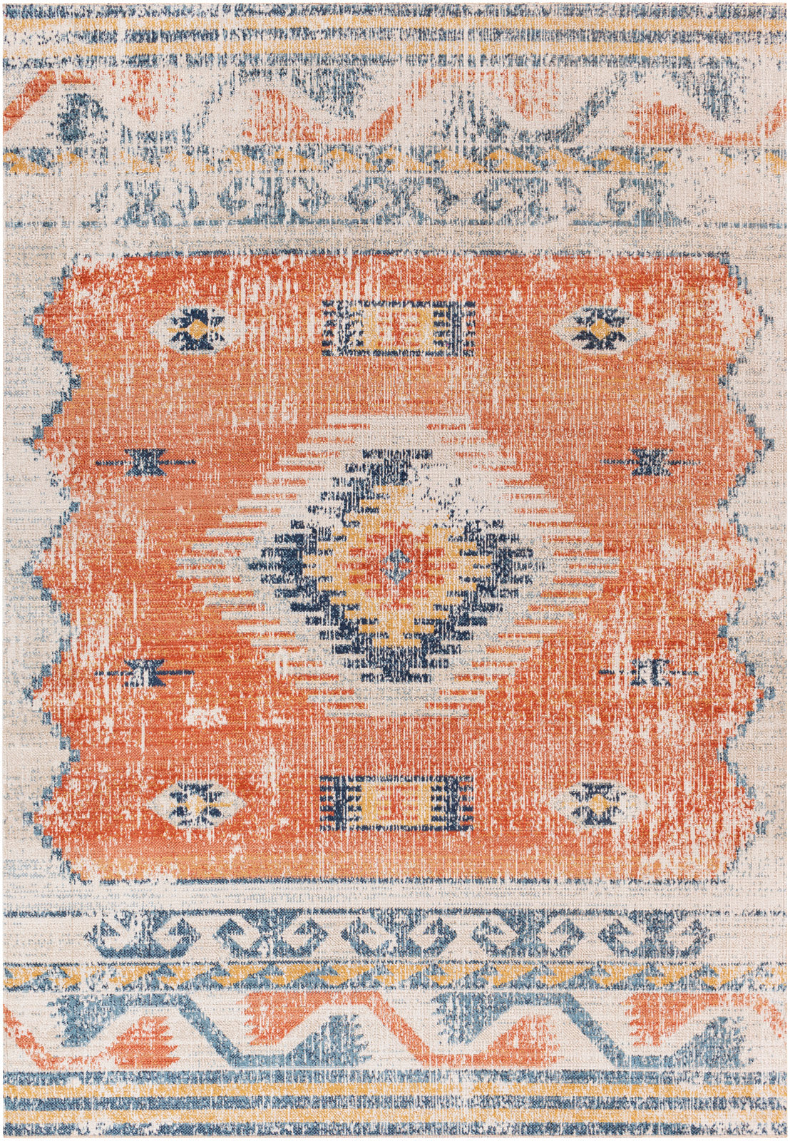 Tapis d'Extérieur/Intérieur Rouge/Bleu Bago