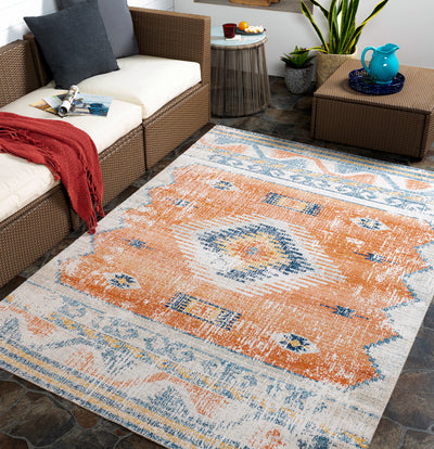 Tapis d'Extérieur/Intérieur Rouge/Bleu Bago