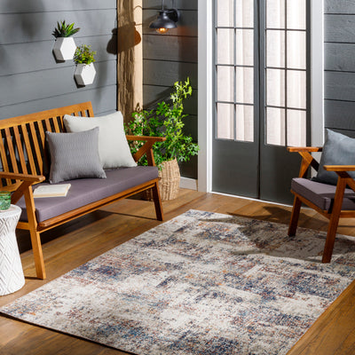 Tapis d'Extérieur/Intérieur Bleu/Gris Asward