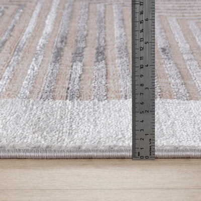 Tapis Scandinave Bohème Gris/Beige Charlestown