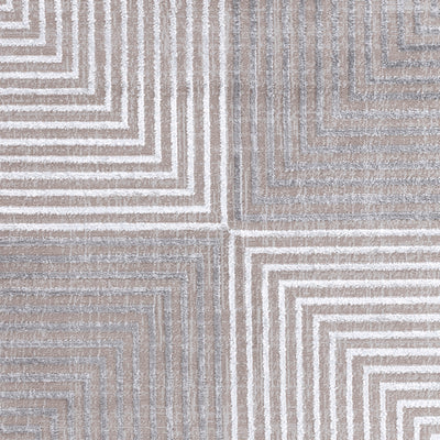 Tapis Scandinave Bohème Gris/Beige Charlestown