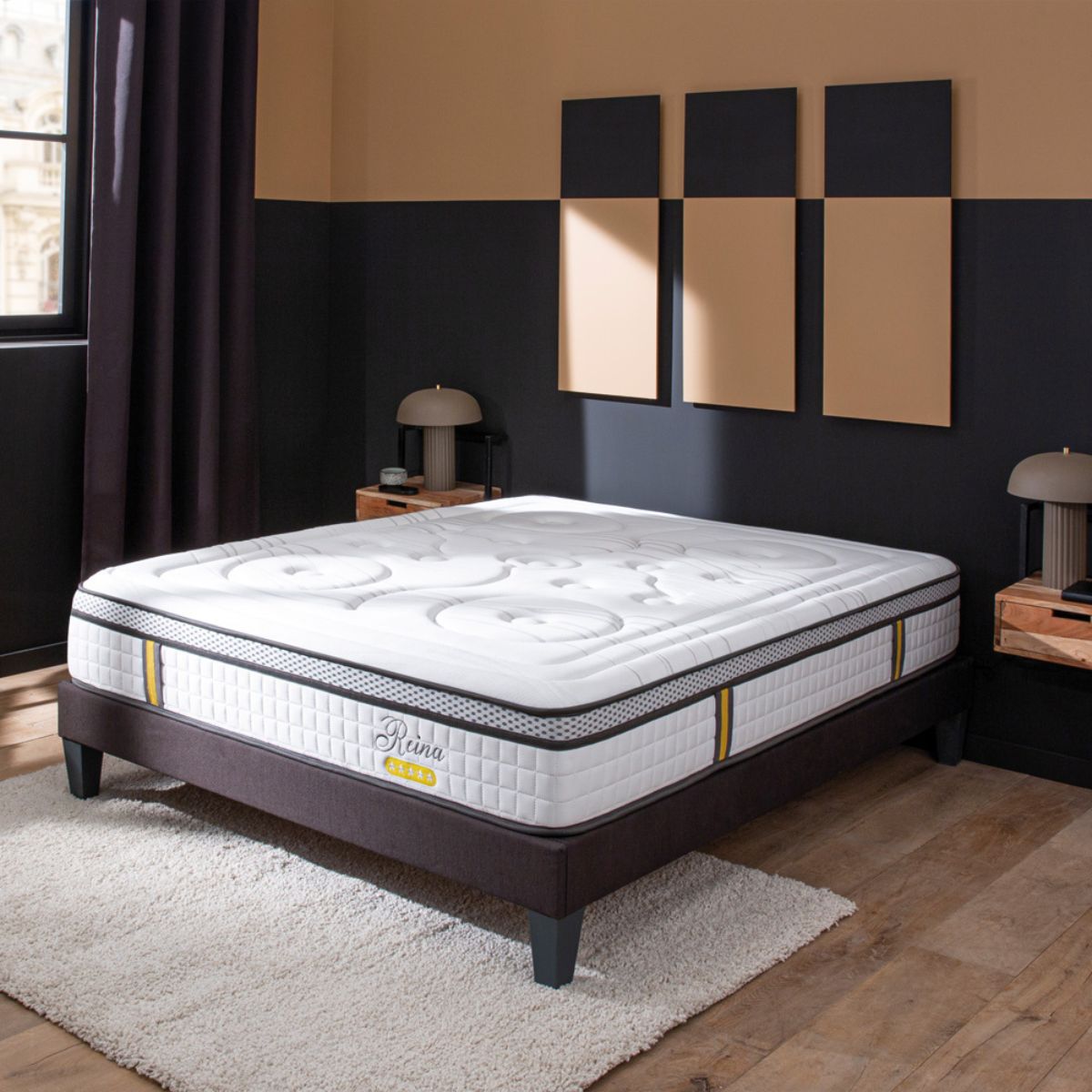 Matelas ressorts et mémoire de forme Ferme