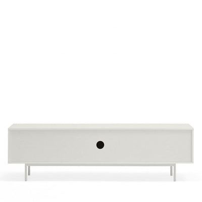 Meuble TV 3 portes DRAWER laqué blanc