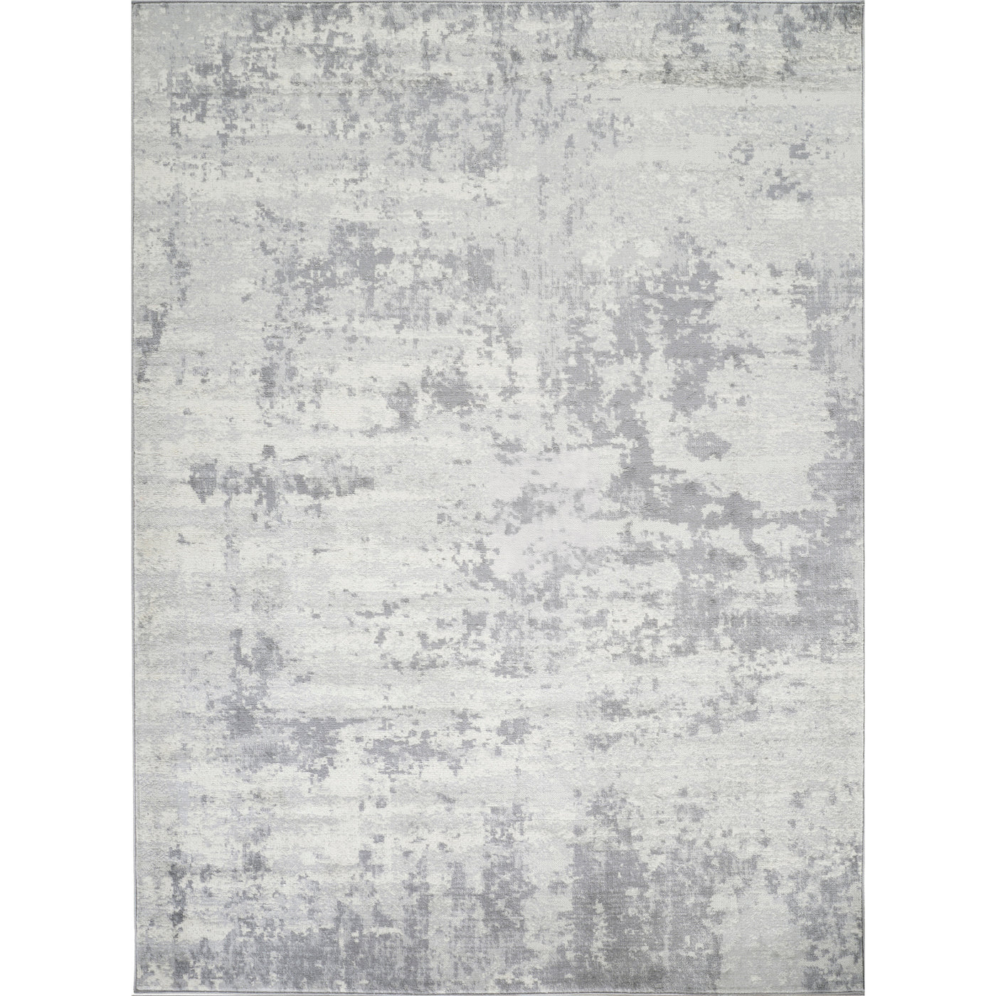 Tapis Abstrait Moderne Gris/Ivoire Dali