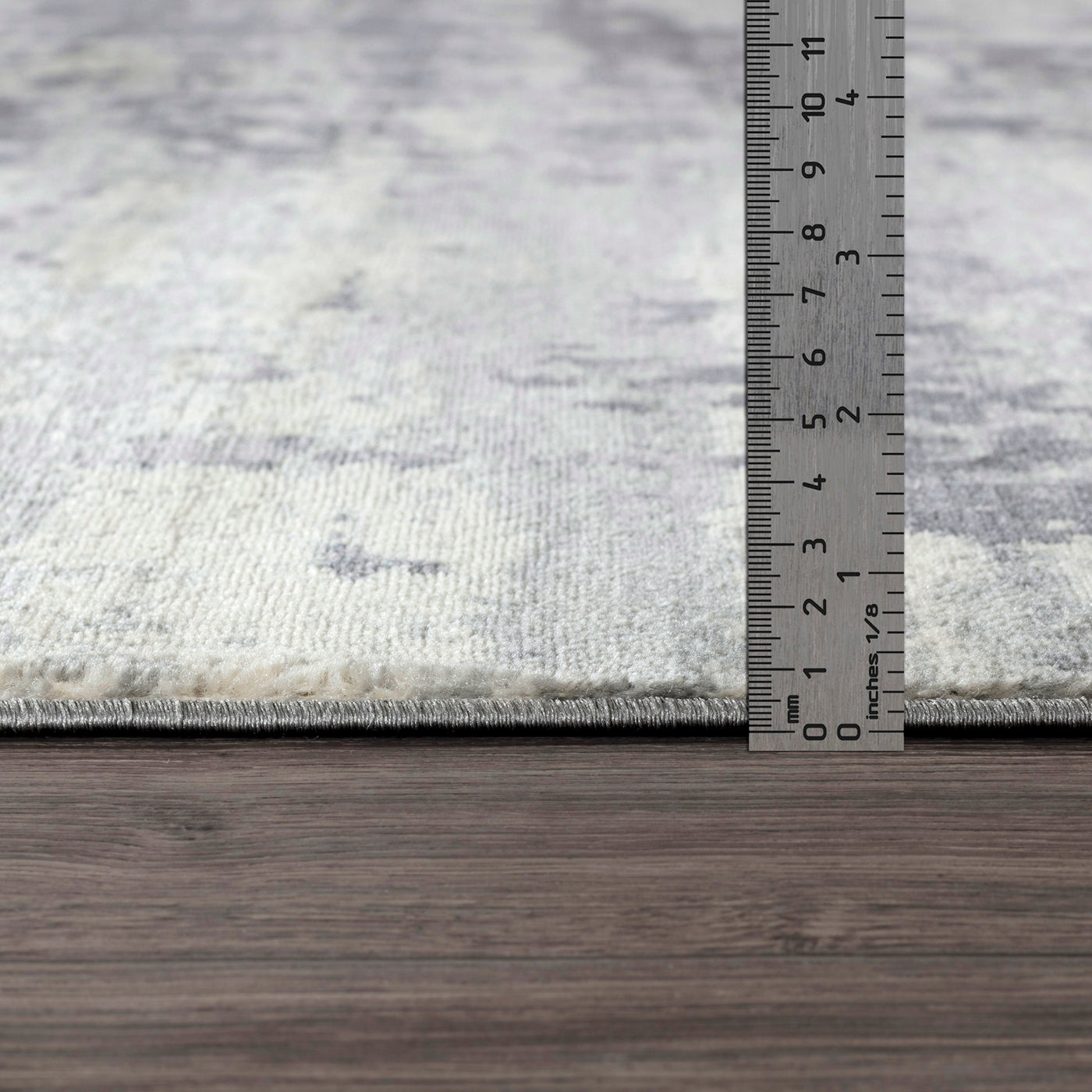 Tapis Abstrait Moderne Gris/Ivoire Dali