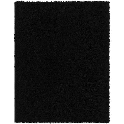 Tapis Shaggy Moderne Noir Dadu