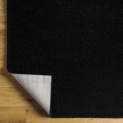 Tapis Shaggy Moderne Noir Dadu