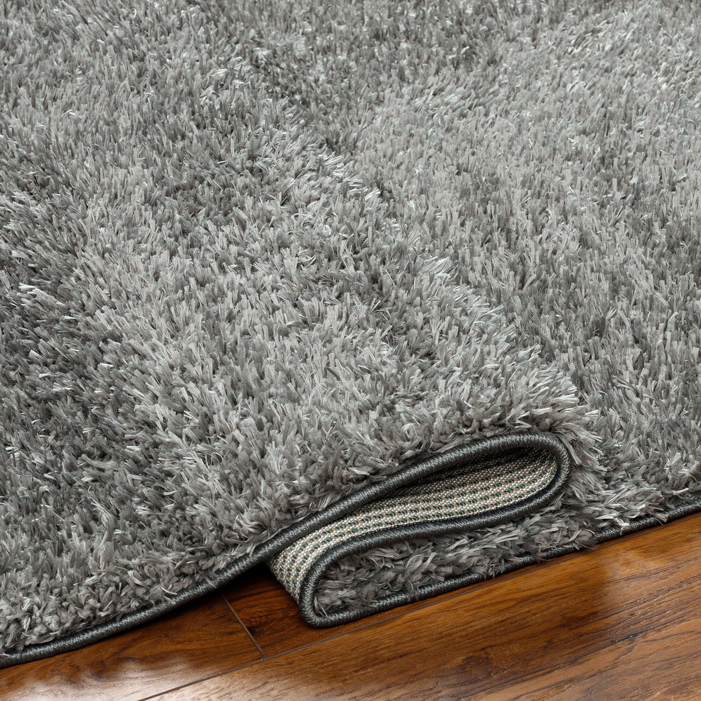 Tapis Shaggy Moderne Gris Foncé Dadu
