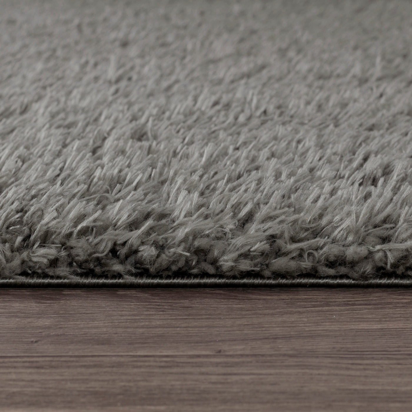 Tapis Shaggy Moderne Gris Foncé Dadu
