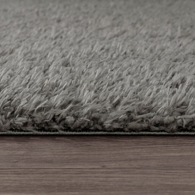 Tapis Shaggy Moderne Gris Foncé Dadu