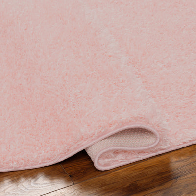Tapis Shaggy Moderne Rose Clair Dadu