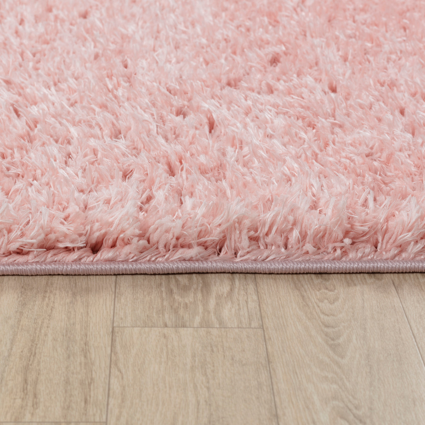 Tapis Shaggy Moderne Rose Clair Dadu