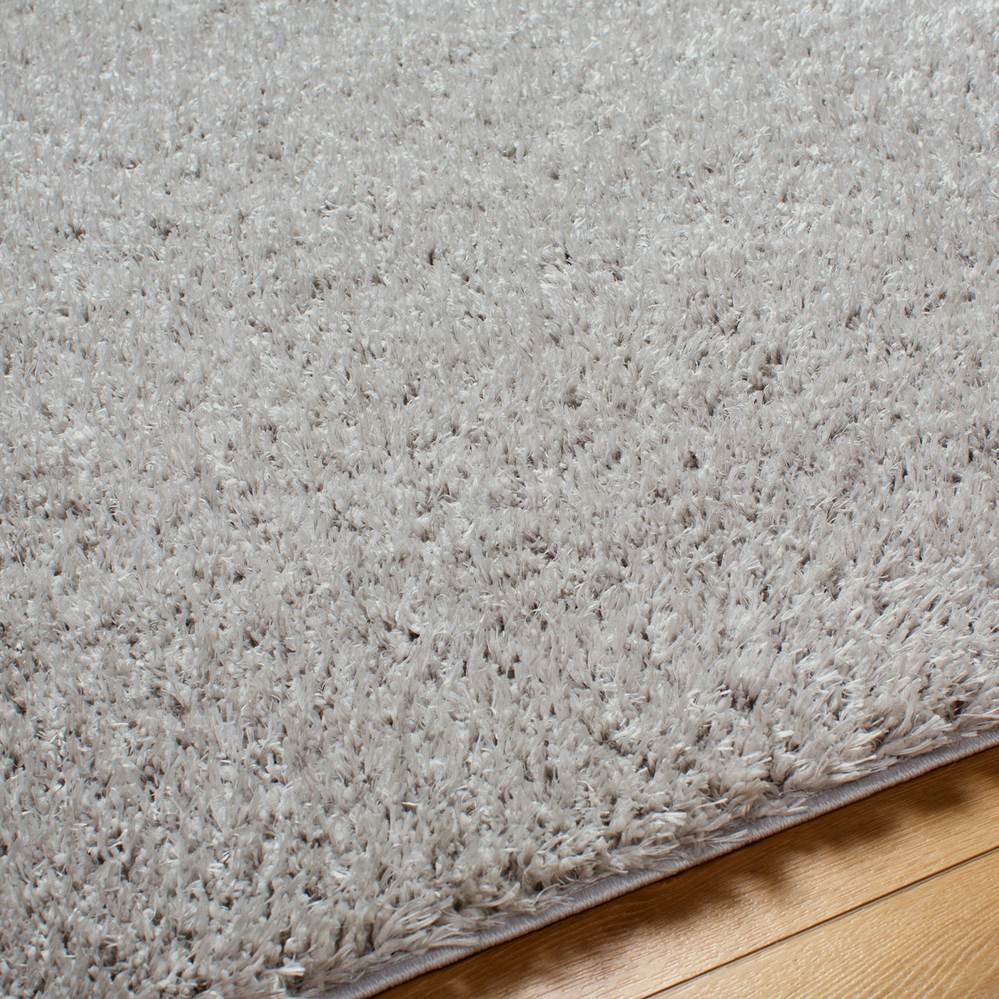 Tapis Shaggy Moderne Gris Clair Dadu