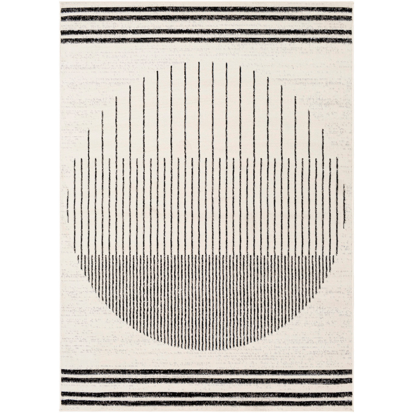 Tapis Scandinave Moderne Blanc/Noir Santiago