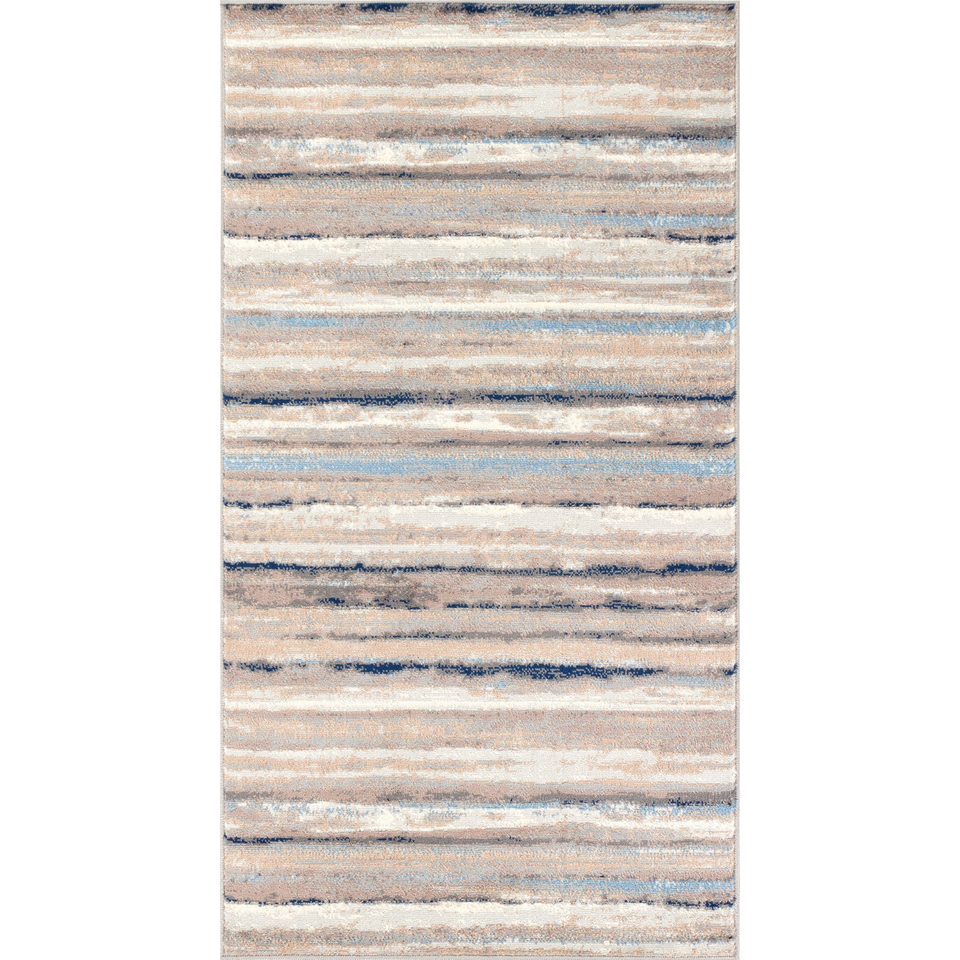 Tapis Scandinave Moderne Blanc/Gris/Bleu Dusel