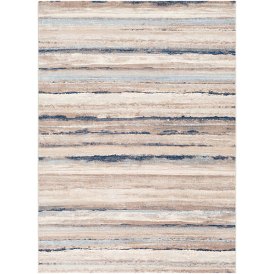 Tapis Scandinave Moderne Blanc/Gris/Bleu Dusel